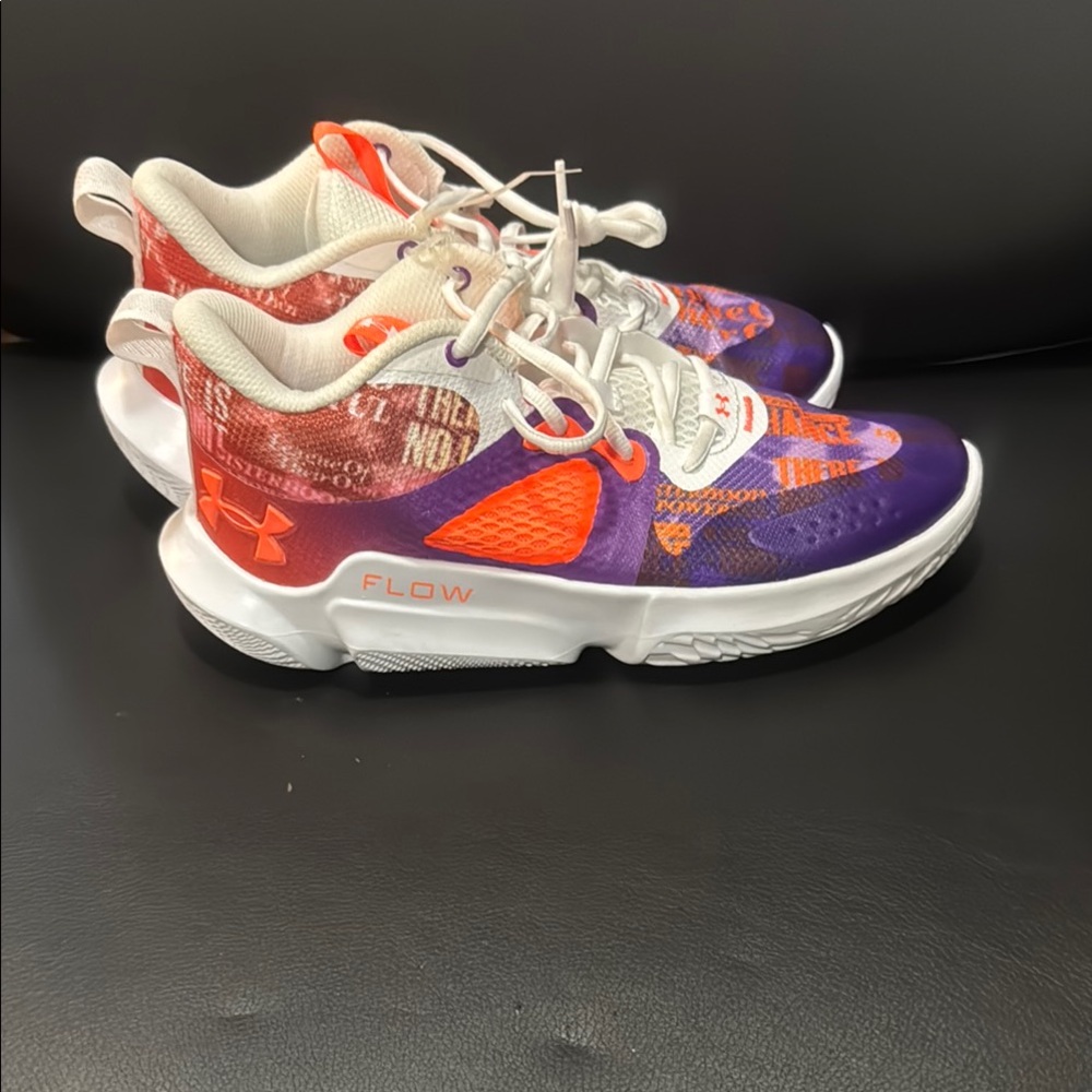 Under Armour Woman’s Purple and Orange Athletic Shoes